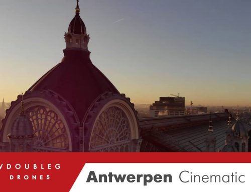 Walking down the streets of Antwerpen. Cinematic video